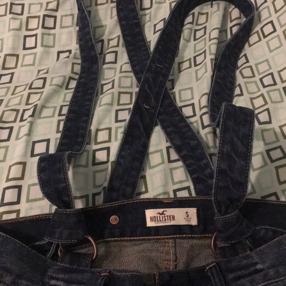 HOLLISTER OVERALL JEANS SZ SMALL - Picture 4 of 7